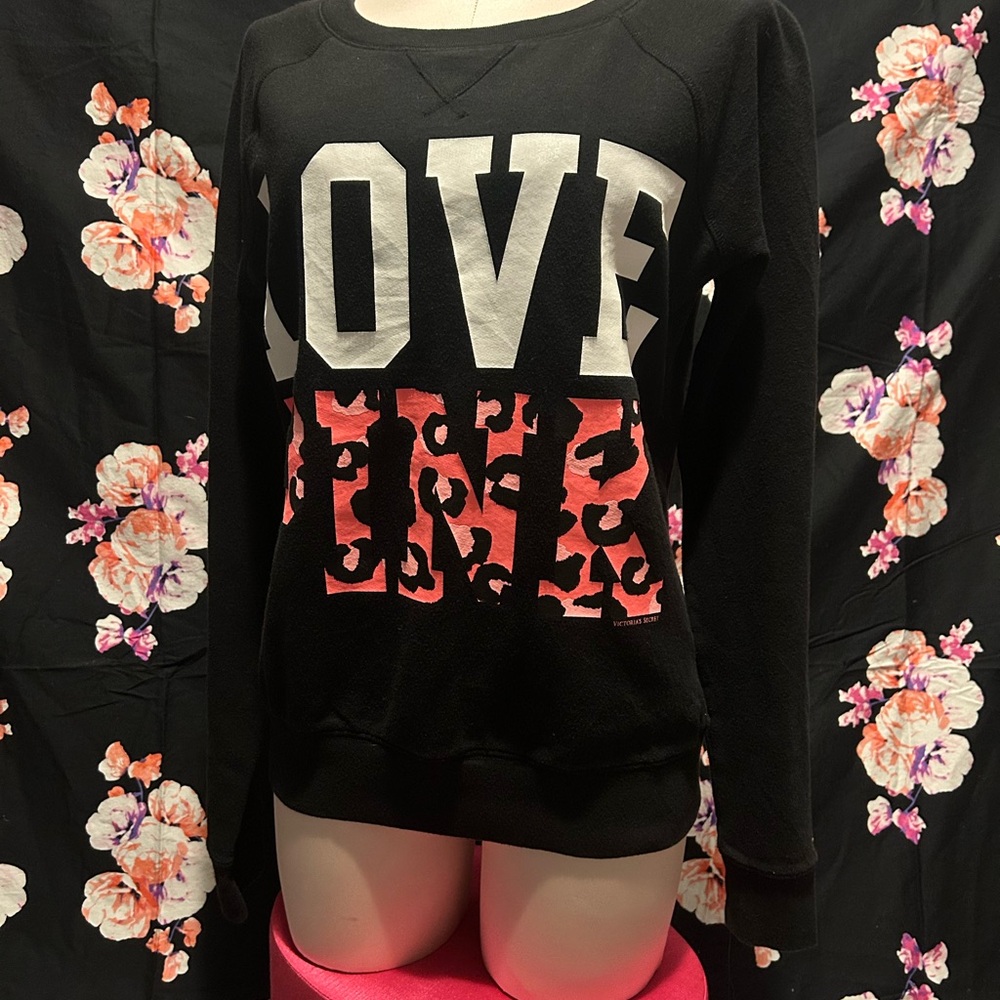 Vintage pink cheetah sweater